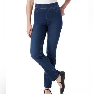 Gloria Vanderbilt
Women's Amanda High-Rise Straight Pull-On Jeans Murray Wash